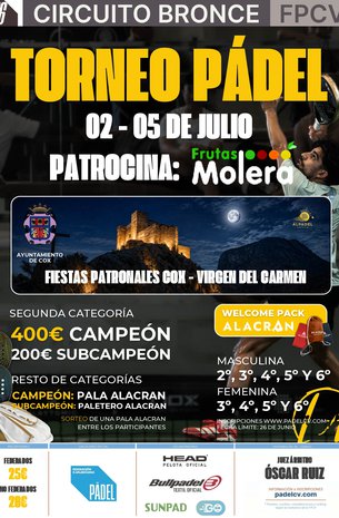 CIRCUITO CLUB ALPADEL PREMIUM TORNEO FIESTAS PATRONALES